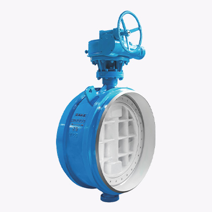 雙向金屬硬密封焊接蝶閥  